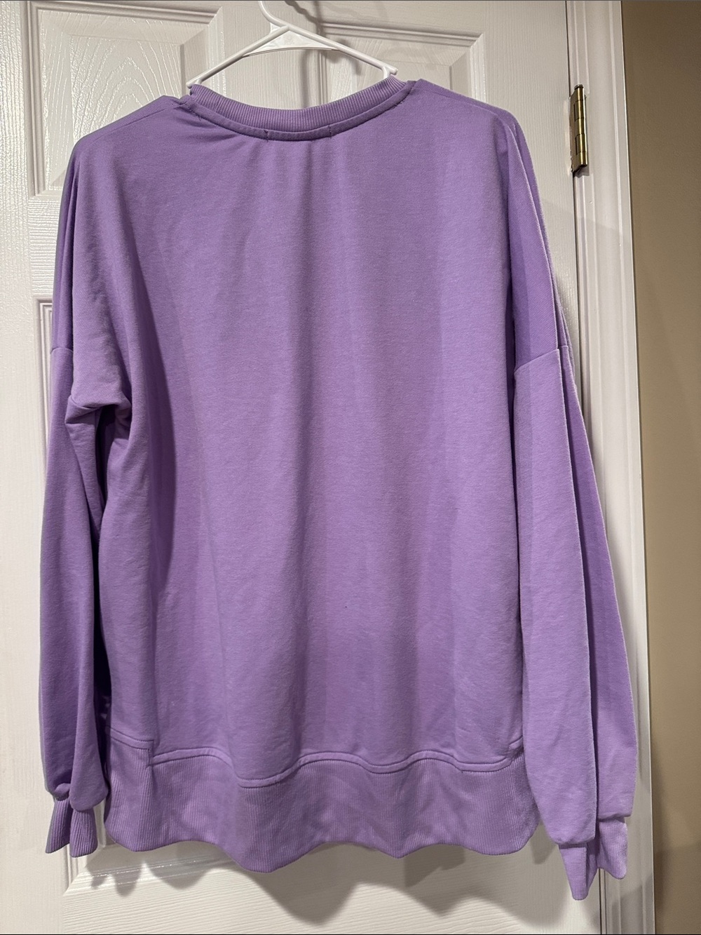 Simply Southern Lavender "BE KIND" Pullover Sweatshirt - Picture 4 of 5